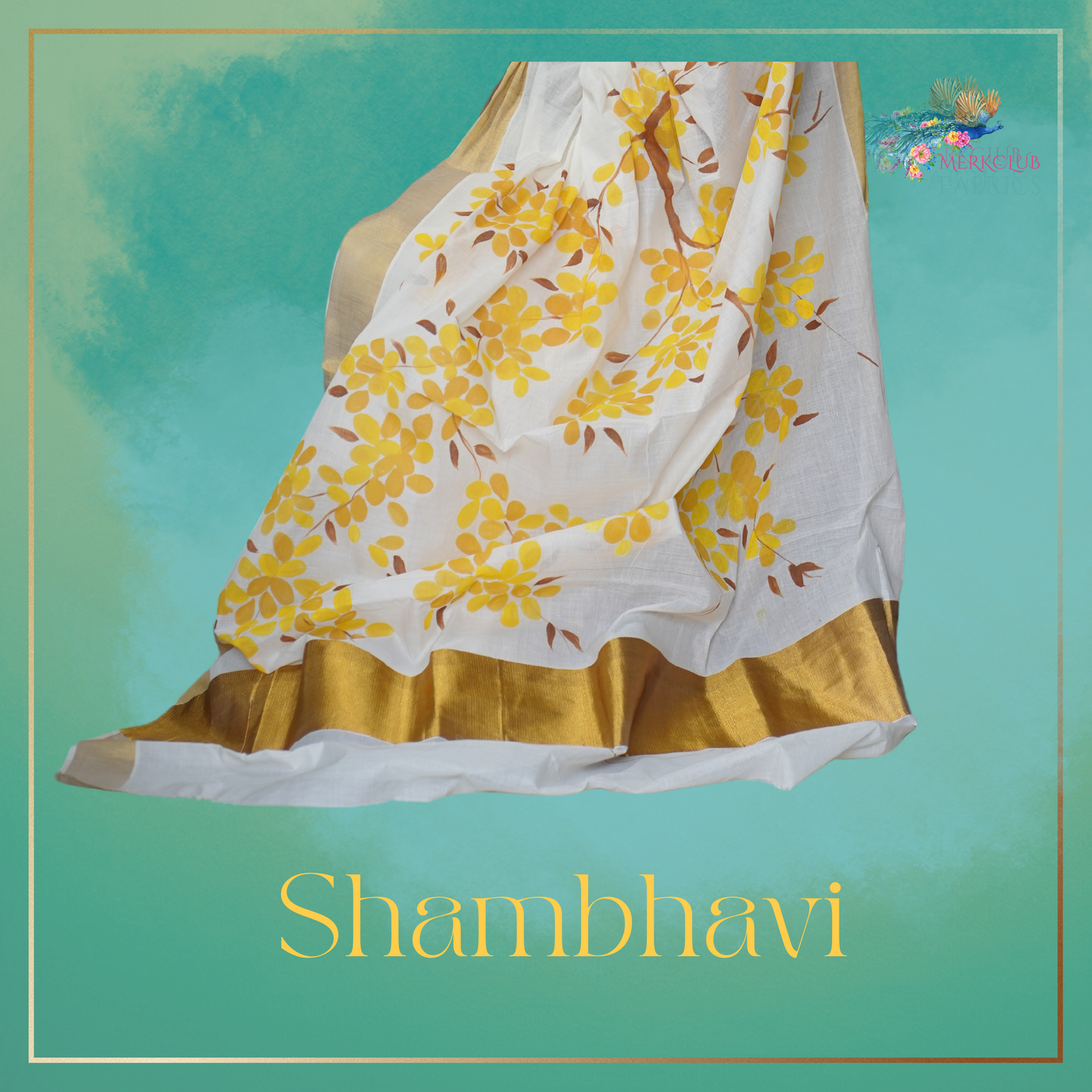 Handcrafted Kerala Heritage Saree - Shambhavi