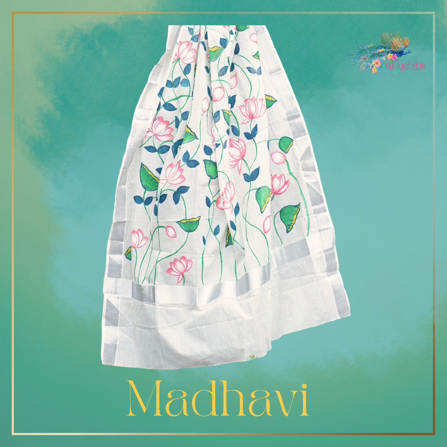 Handcrafted Kerala Heritage Saree - Madhvi