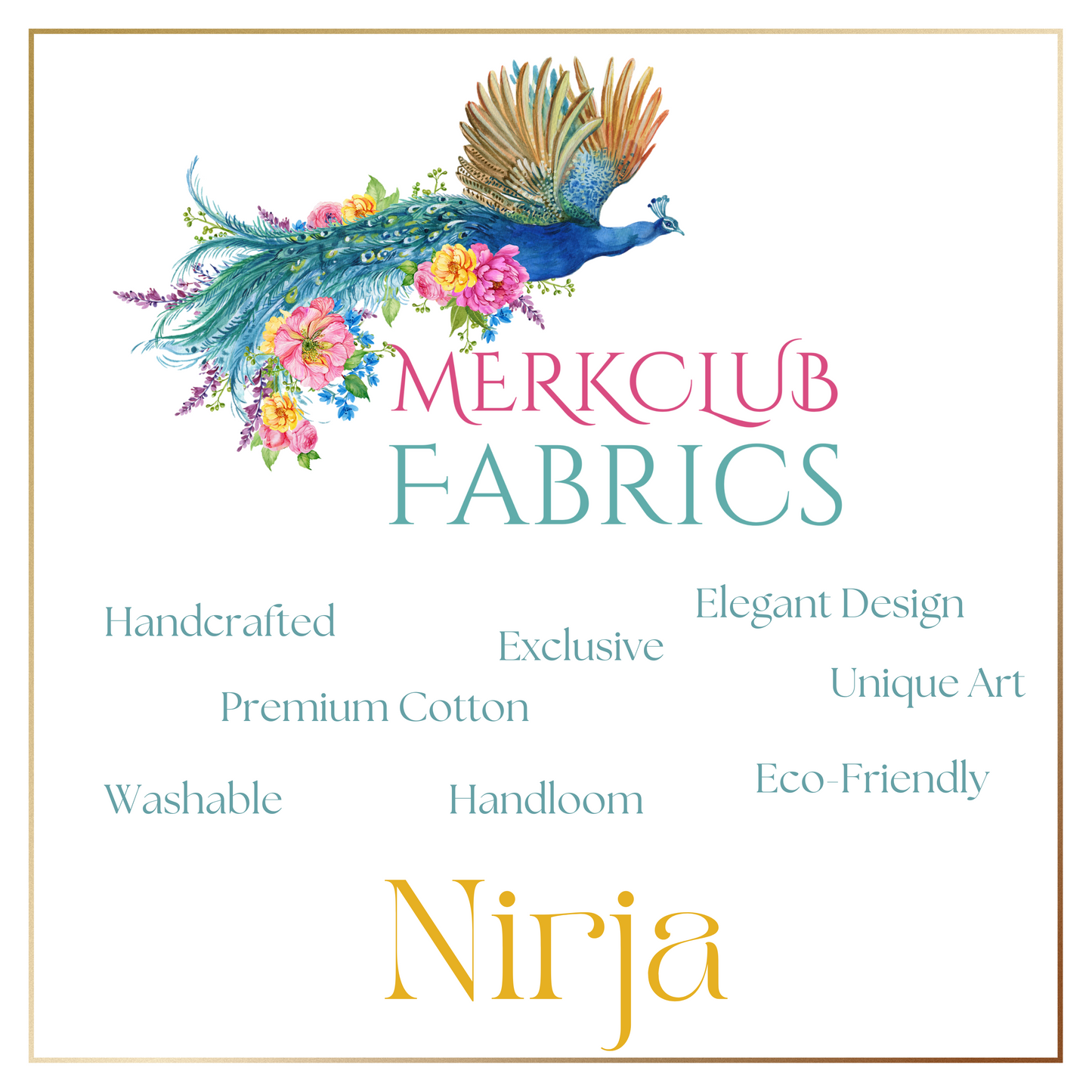 Handcrafted Kerala Heritage Saree - Nirja