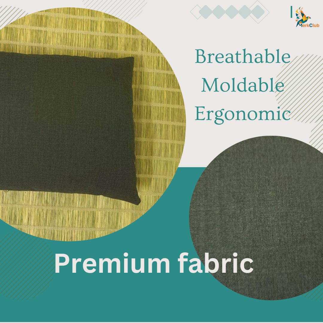 Natural-Handmade Premium Buckwheat Hull Pillow