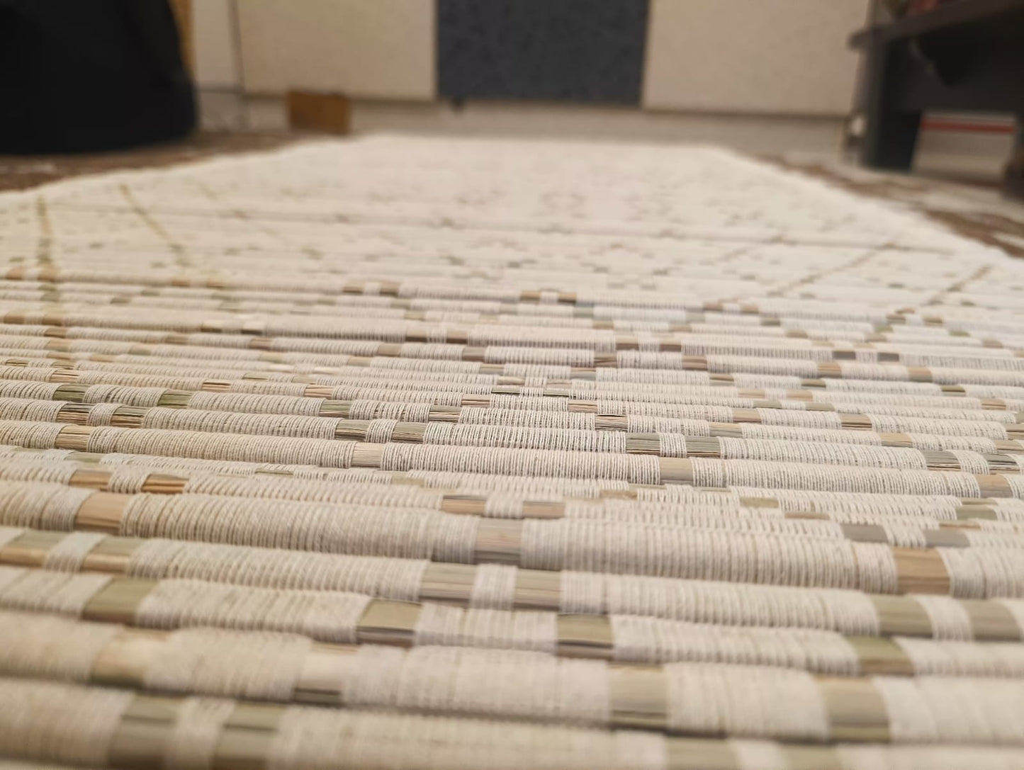 Handmade Eco-friendly Elephant grass/Sambu Sleeping and yoga mat