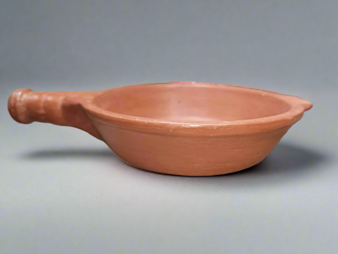Handmade Clay Pottery Cooking Pan