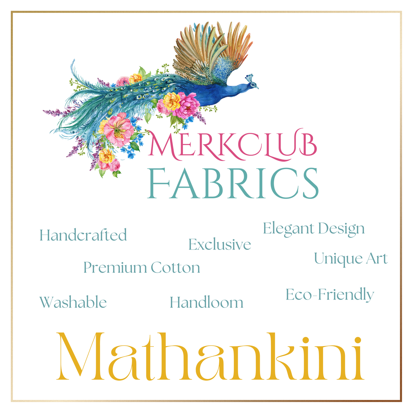 Handcrafted Kerala Heritage Saree - Mathankini
