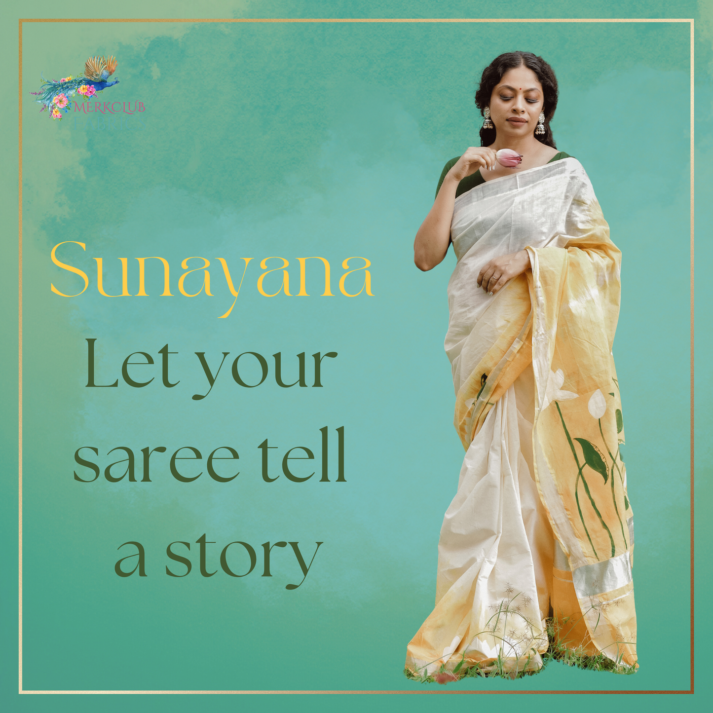 Handcrafted Kerala Heritage Saree - Sunayana