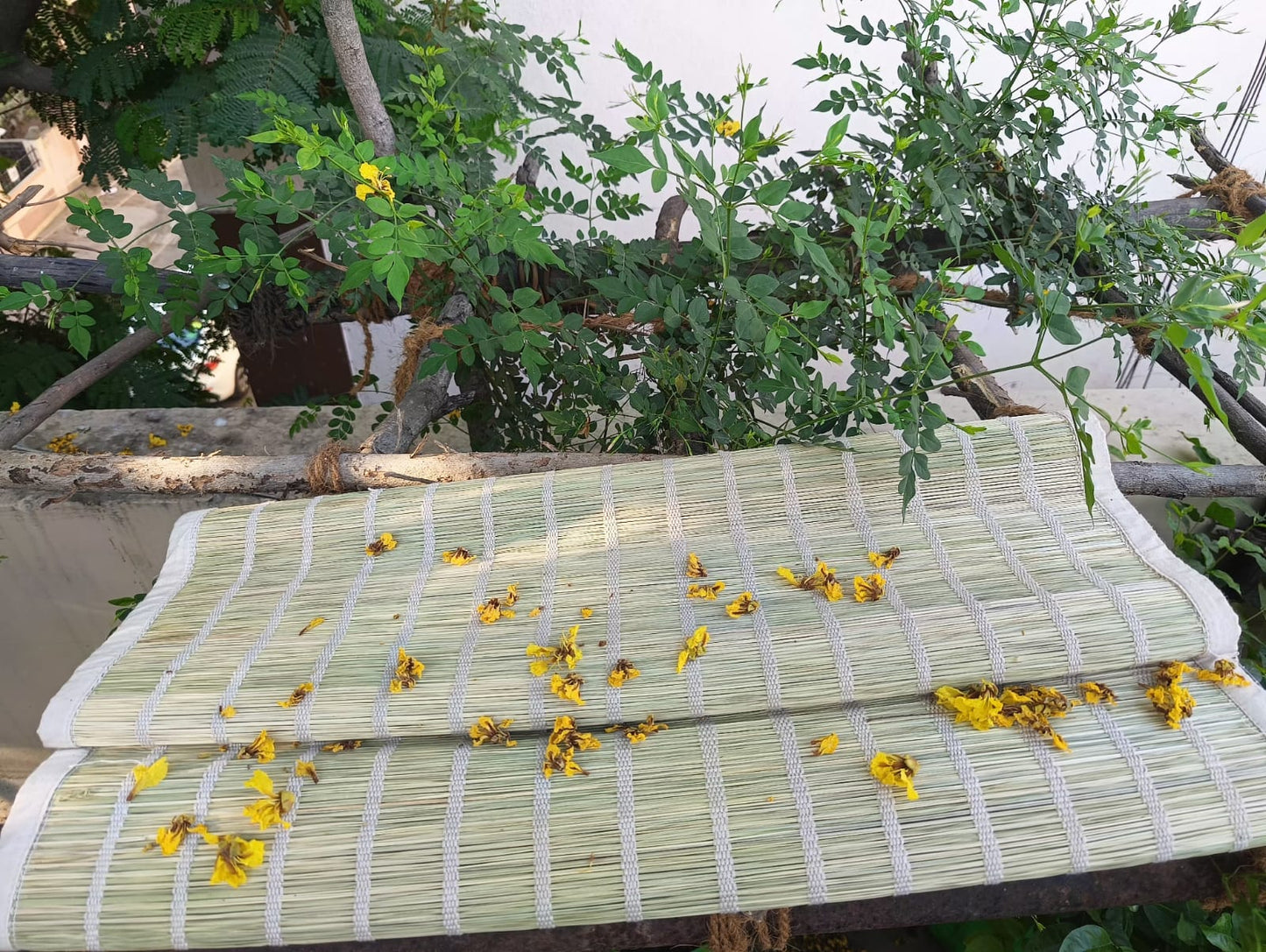 Handmade eco-friendly Darbha Grass Pooja / Meditation Mat 30x20 inches